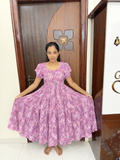 Feeding Georgette Maxi-Pink