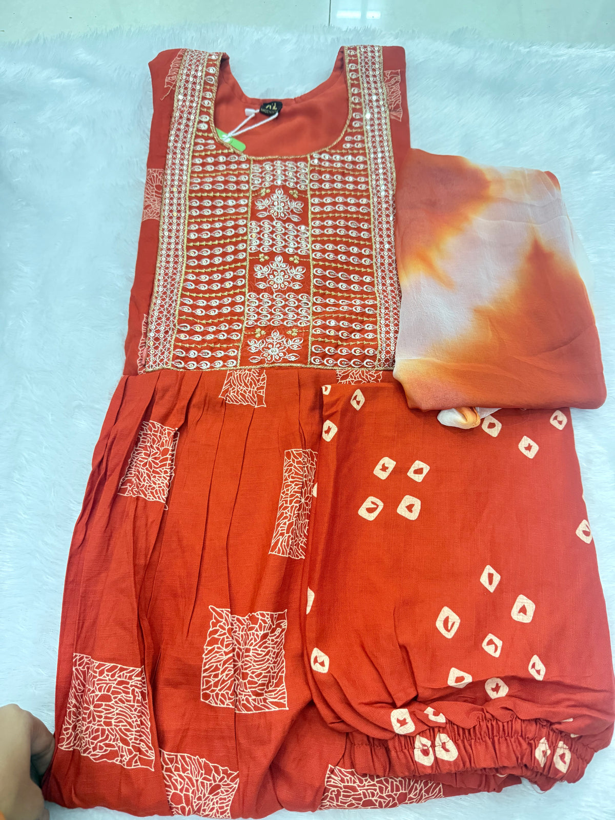 Party Wear 3Pc Set -Heavy Two Ton Fabric