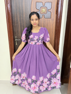 Lavender Cotton Maxi-Blossom Digital