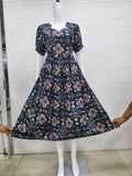 Feeding Blend cotton Maxi -Blue