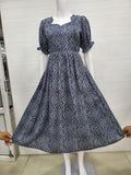 Feeding Blend cotton Maxi -Blue Stripes