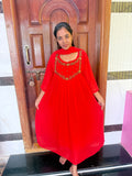 Feeding Party Wear -Red