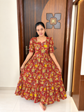 Pure Jaipur Cotton with Full Lining -Maroon