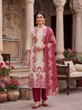 Jamdhani Silk party Wear Center Zip Kurta Set