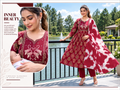 Feeding Party Wear Kurta Set-Red