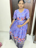 Jamdhani Silk With Zari And Border Work