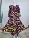 Feeding Pure Mul Cotton Two Pc Set With Lace Work-Wine