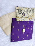 Feeding Raw Silk 3pc Set - Dark Violet
