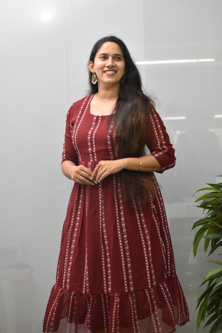 Feeding Georegtte Maxi -Maroon